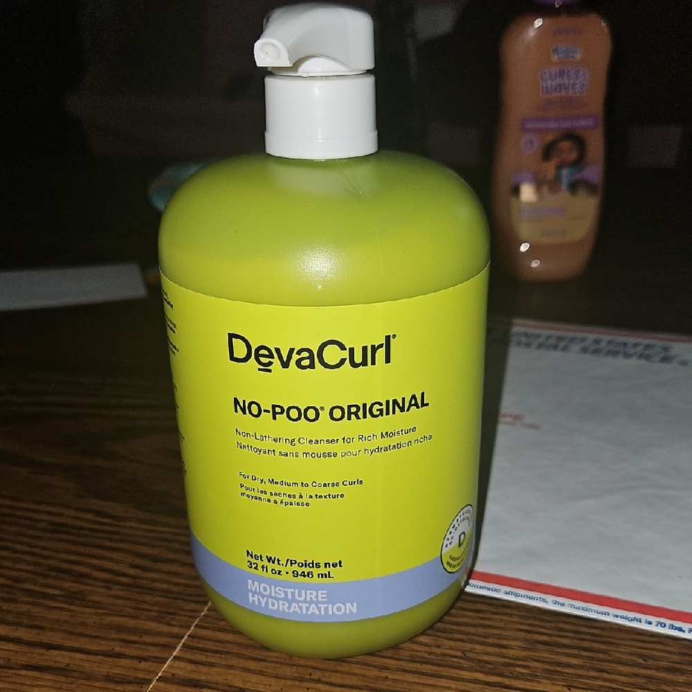 DevaCurl No-Poo Original No Lather Cleanser-Rich Moisture-32 Fl Oz- NEW